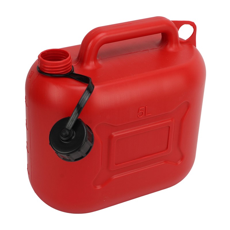 Gas Can 5L 1.3 Gallon ABS Leakage Free Red Portable