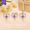 CDE Jewellery Sets for Women 925 Sterling Silver Heart Necklace