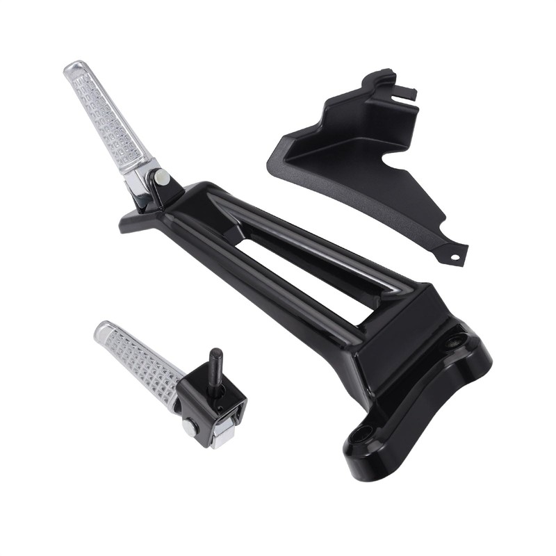 Kiawnia Motorcycle Passenger Seat Kit, Rear Seat and Foot Pegs,
