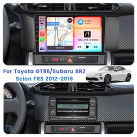 Inefala [2G+64G] Android 15 Car Radio for Toyota GT86/Subaru BRZ Scion FRS 2012-2016 with Wireless Carplay Android Auto, 9 Inch HD Touchscreen Car Stereo with GPS WiFi Bluetooth FM/RDS EQ 26UI SWC