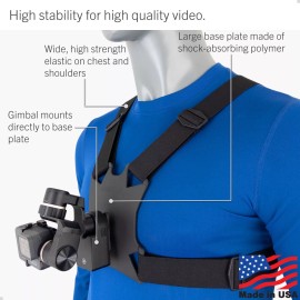 For EVO, For Hohem, For Feiyu, For Yi, For Zhiyun STUNTMAN High Stability Chest Mount for Wearable Gimbals