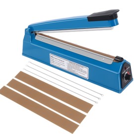 12 Inch Impulse Heat Sealer Machine for Plastic Bags PE PP Bags and Kraft Paper Bags