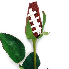 Football Rose - Handmade, Original Design by Sports Roses