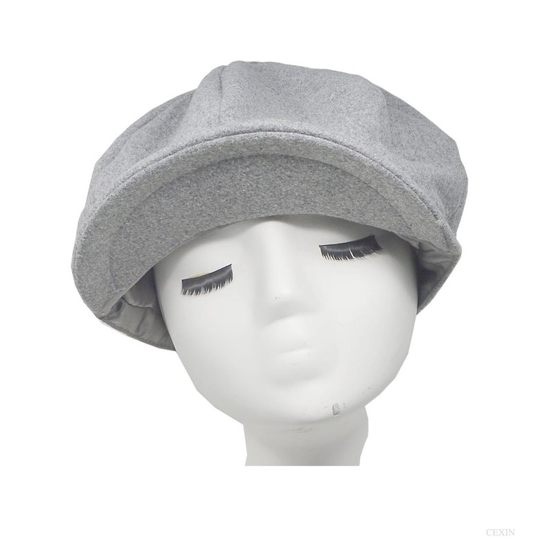 Men's Vintage Newsboy Herringbone Cap British Style Hat Winter Hat