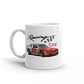 From The 8tees Cale Yarborough #28 Chevy Monte Carlo Race Car Mug