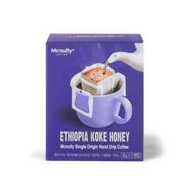 Mcnulty Hand Drip Roasted Bean 8g 7 Bags Coffee Mix Sticks (Ethiopia Koke Honey)