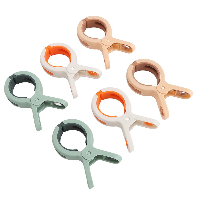 6PCS Beach Towel Clips Multifunctional Rustproof Windproof Quilt Drying Clip