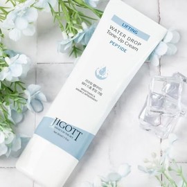 JIGOTT Crema reafirmante, gota de agua, con péptidos, niacinamida y adenosina que ilumina y humecta las pieles maduras y secas, contiene 50 ml.