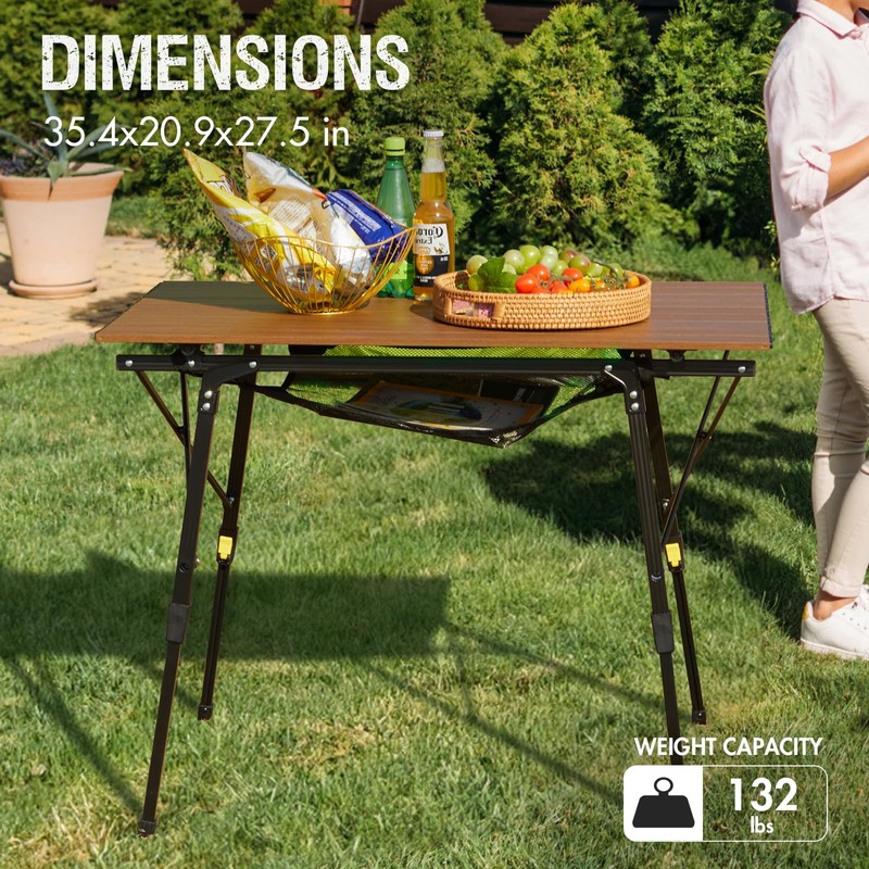 Portal Camping Table Portable Folding Table Ultra Lightweight Folding Camp