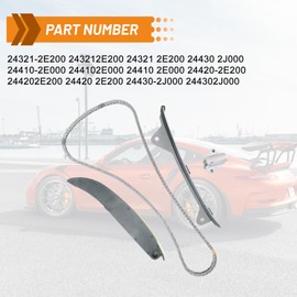 FIWARY Timing Chain Kit fit for Hyundai Kia Elantra Sonata Tucson Optima Soul Forte 2.0L G4NC Replace OE 24321-2E200 24410-2E000 24420-2E200 24430-2E000 24430-2J000