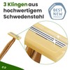 THE BAMBOOVEMENT 99% Plastic-free Sustainable Disposable Razor Men, 3 Premium