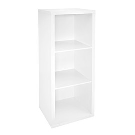 ClosetMaid 1107 Decorative 3-Cube Storage Organizer, White