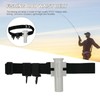 Fishing Rod Belt with Movable Ring Adjustable Fishing Fighting Belt