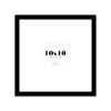 10x10" Square Picture Frame, Display Pictures 6x6" With Mat or