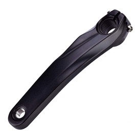 Bike Crank Arm Mountain Bike Crankset Aluminum Alloy Bike Bicycle Left Crank Arm for 590 610 SLX XT XTR Crankset(Black)