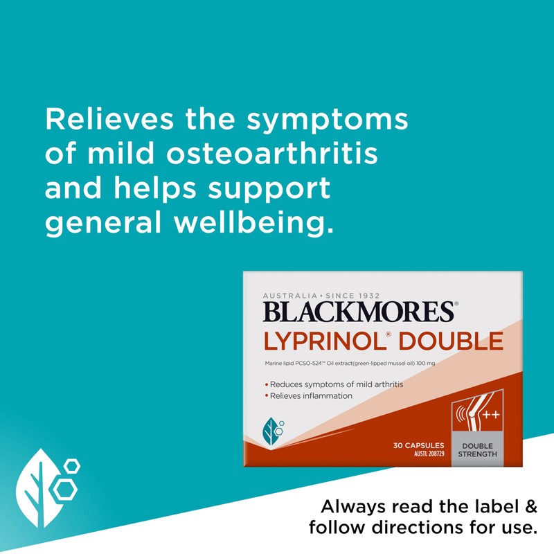 Blackmores Lyprinol | Reduces Symptoms of Mild Osteoarthritis & Inflammation