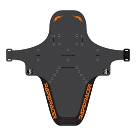 RRP Unisex's Enduro Mudguard, Black/Orange, Large