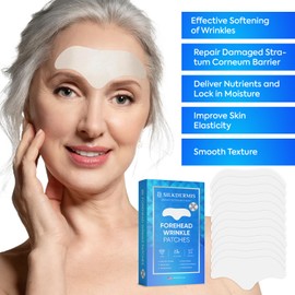 SILKDERMIS Forehead Wrinkle Patches: Anti Wrinkle Patches-Moisturising Anti-Ageing Treatment, 12 Pcs
