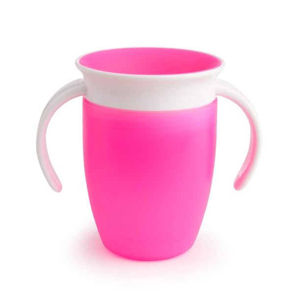Munchkin® Miracle® 360 Trainer Cup, 7 Ounce, Pink