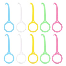 10Pcs Portable Aligner Removal Tool Colorful Teeth Straightening Hook Kits Invisible Brace Tooth Removal Tool for Oral Care Tooth Cleaning
