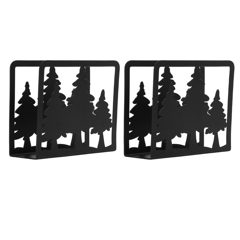 2pcs Tree Napkin Holder Hollow Out Tree Pattern Thickened Nonslip
