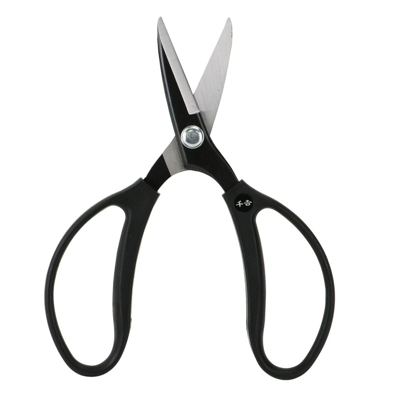 千吉(Senkichi) 植木鋏 全長200mm 生木切断目安8mm 本刃付きで鋭い切れ味 軽量タイプ