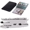 Lupinny Leather Slim Wallet, Credit Card Holder, Bifold, Minimalist, Front