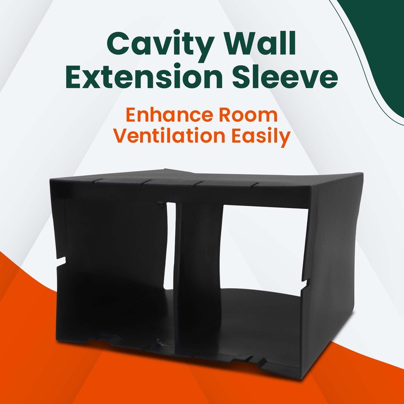 9" x 6" Cavity Wall Extension Sleeve for Air Draught