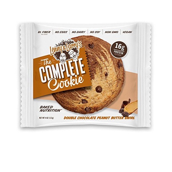 Lenny & Larry's The Complete Cookie, Peanut Butter, 4-Ounce Cookies (Pack of 12)