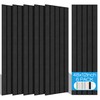 BUBOS 6 Pack Large Acoustic Panels,48x12Inch SoundProof Panels for Walls,Self