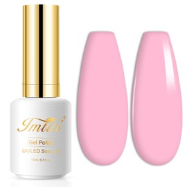 Imtiti Gel Nail Polish, Baby Pink Gel Polish, 0.51 Fl Oz