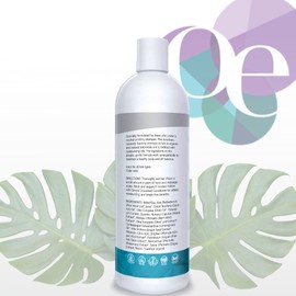 Organic Excellence All Natural Chemical-Free Shampoo | Non-Toxic, Sulfate-Free, Paraben-Free, Fragrance-Free for Men, Women, and Kids - Color-safe 16 fl oz (473 ml)