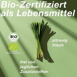 NeoOrganic® Organic Lemongrass Oil (Cymbopogon Flexuosus) - 30 ml - Lemongrass - 100% Natural Organic Essential Oil - Essential Oils for Aromatherapy