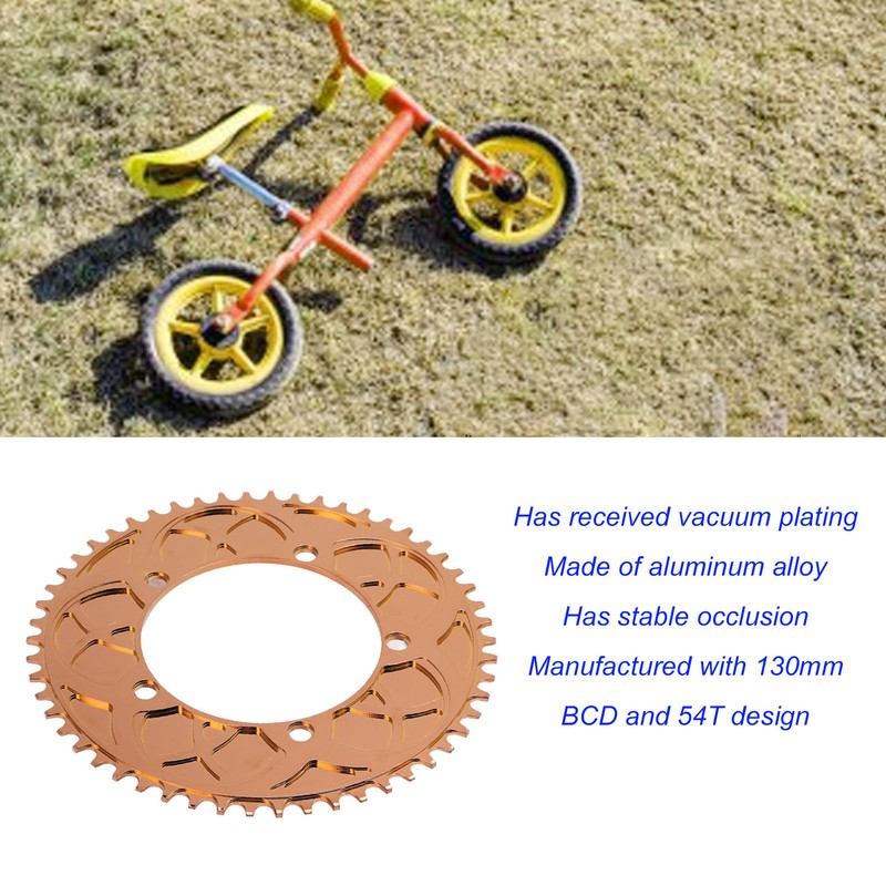 BOLANY 130BCD Bike Chainring 54T Positive Negative Tooth Single Disc