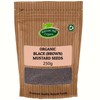 Organic Black (Brown) Mustard Seeds 250g by Hatton Hill Organic