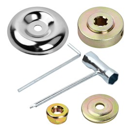 Set of 6 Lawn Mower Trimmer Accessories, Tanaka Brush Cutter Replacement Parts, Universal Metal Brush Cutter Accessories, Brush Cutter Accessories, for Lawnmower Trimmer Brush Cutter
