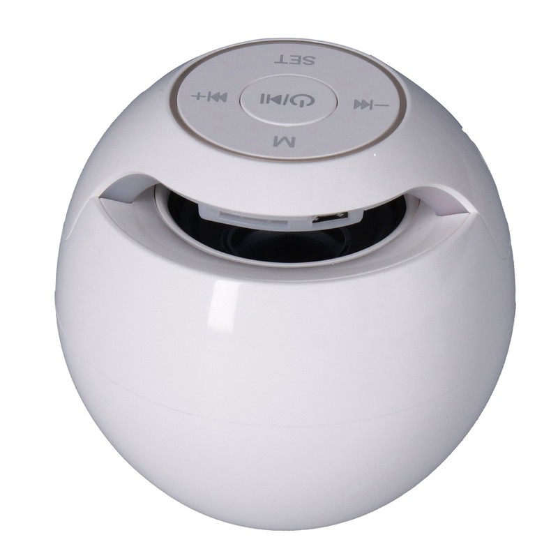 Multifunctional Bluetooth 5.0 Alarm Clock Speaker Rechargeable Ball Shape Portable