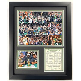 Boston Celtics | 2023-2024 Champions | Framed Photo Collage | 2 Sizes and 3 Styles | (Mosaic, 12"x15")