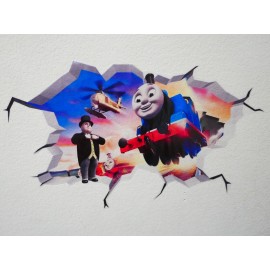 Bonice Decor Thomas & Friends Tank Engine Custom Wall Decals 3D Wall Stickers 20" x 12"