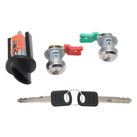 ZPZPHOM Complete Lock Set Ignition Switch Door Lock Cylinder for Ford Explorer F-150 F-250 F-350 Excursion Expedition Lincoln 703362 7C3Z1521990A