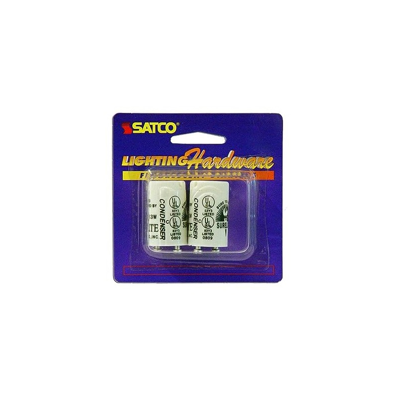 Satco 70201 - FS4 STARTER CARDED 2PK (S70/201) Ballast Starter