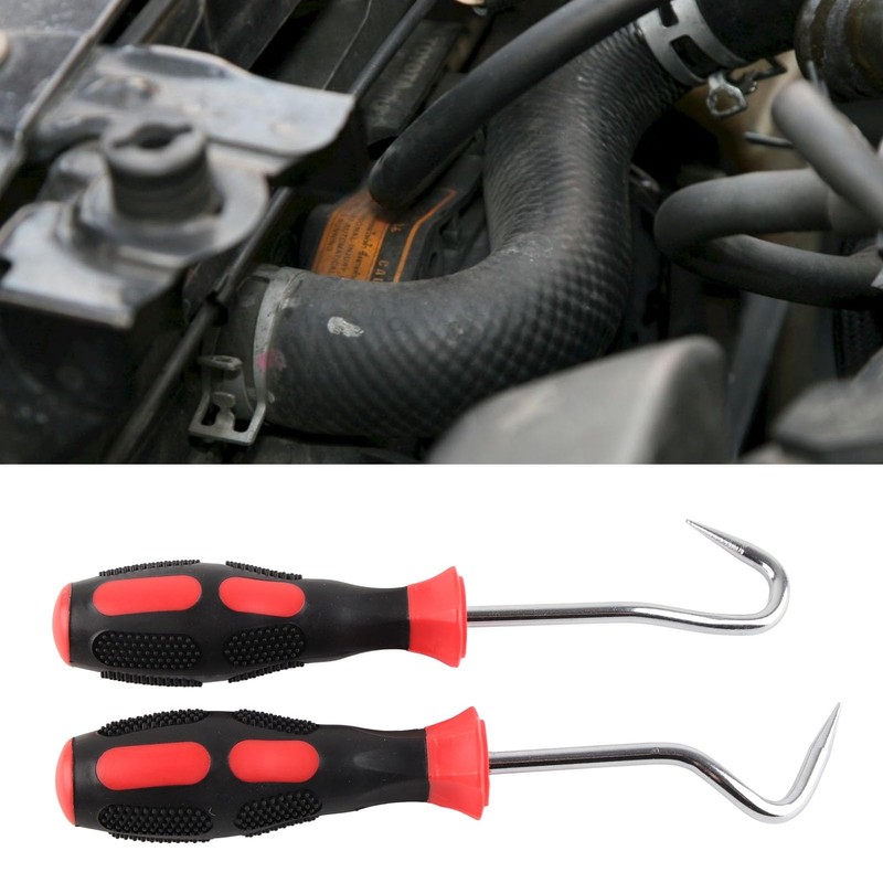 LIKJ Auto Hose Remover,Heavy Duty Rustproof 2PCS Hose Removal Hook