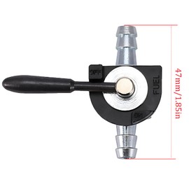 1/4" Heavy Duty Fuel Shut Off Valve with 60CM Fuel line, for Oregon 07-403 07403 Inline Fuel Shut Off