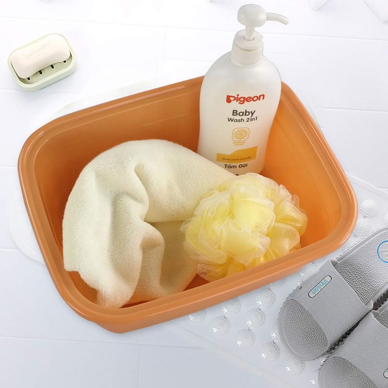 Cadine Pack of 3 Plastic Washing-Up Bowls, Rectangular Washing Up