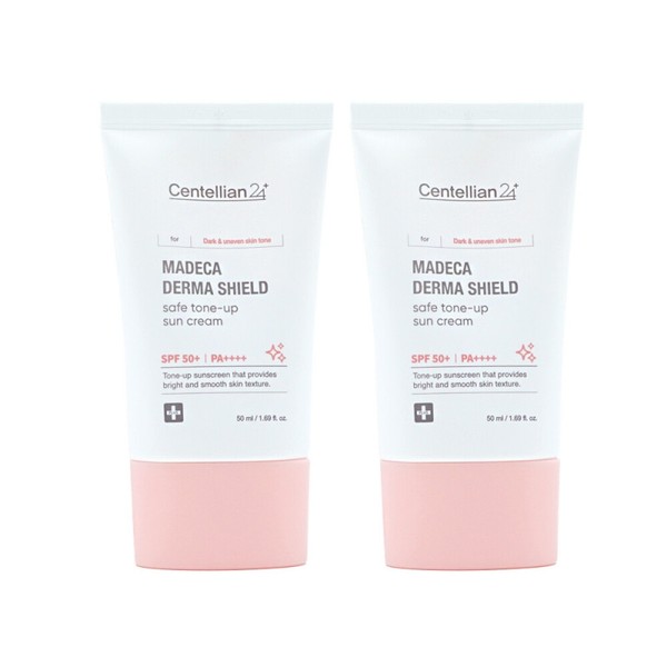 Centellian24 Madeca Derma Shield Safe Tone-Up Sunscreen 50ml (SPF50+) 2ea