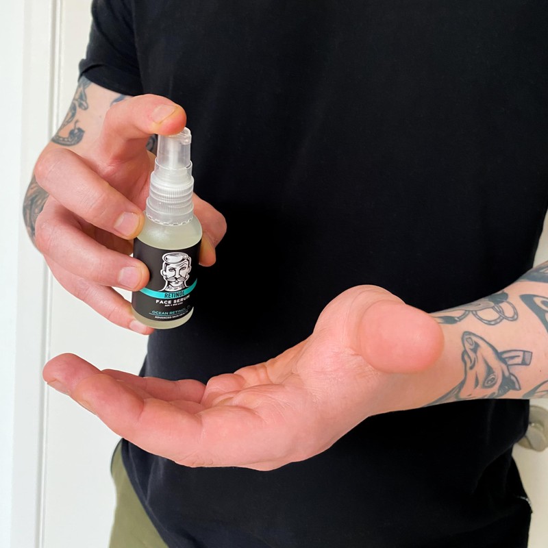 BARBER PRO RETINOL SERUM | Overnight Serum | Mens Face