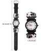 Quartz Watch Rabbit Cartoon 3ATM Waterproof Silicone Strap Lovely for