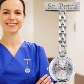 Nurse Quartz Clock Engraved with Sisters, Nurse Quartz Clock Metal with your engraving