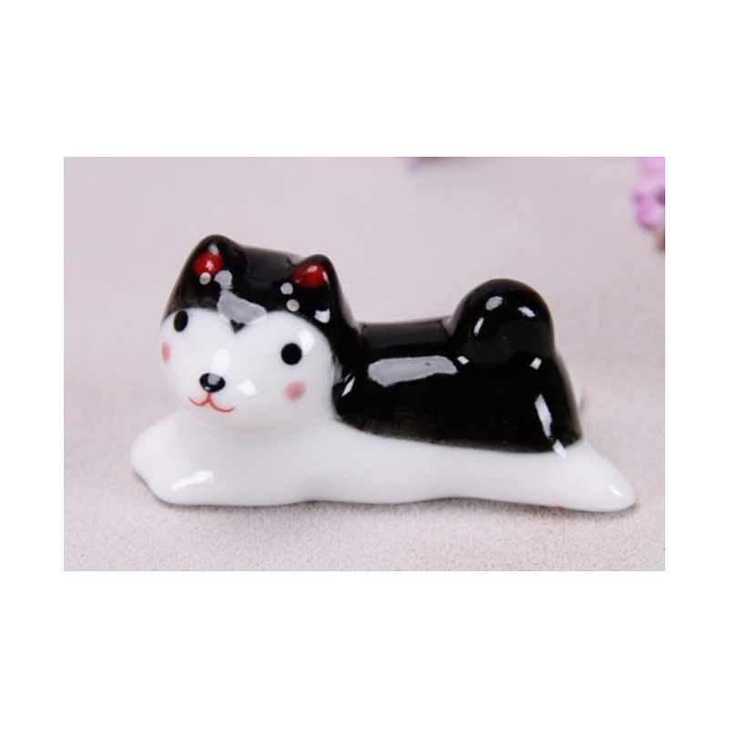 speed mao Cute Shiba Inu Doggy Ceramic Chopsticks Rest Set