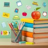 12 Pcs Back to School Sticky Notes,Pencil Ruler Book Blackboard